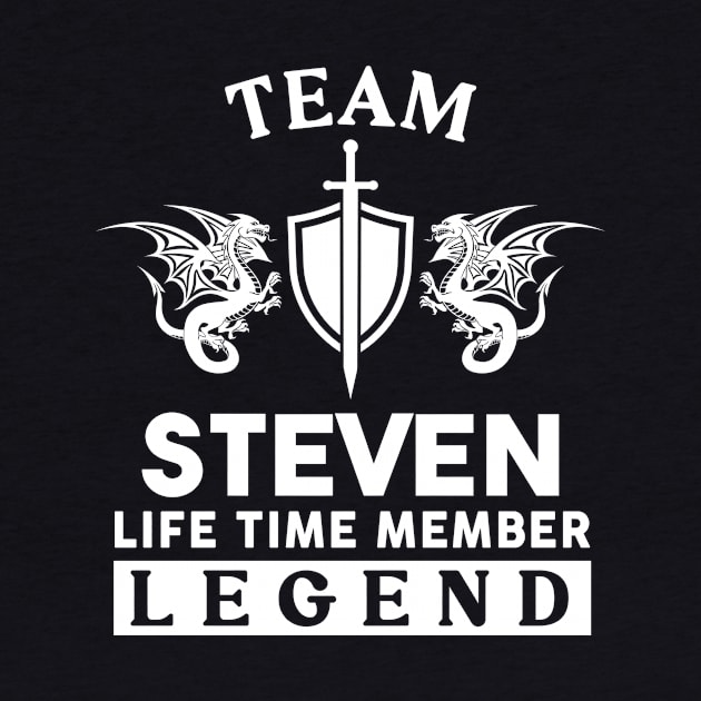 Steven Name T Shirt - Steven Life Time Member Legend Gift Item Tee by unendurableslemp118